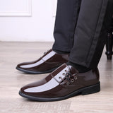 Leather Shoes Men Business Casual