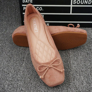 Women S Square Toe Flat Shoes