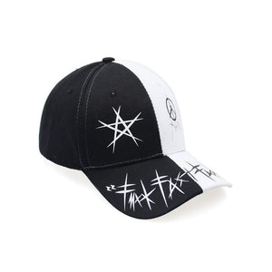 Custom Graffiti Snapback Baseball Caps Black And White Patchwork Men Women Hip Hop Fashion Casual Hat