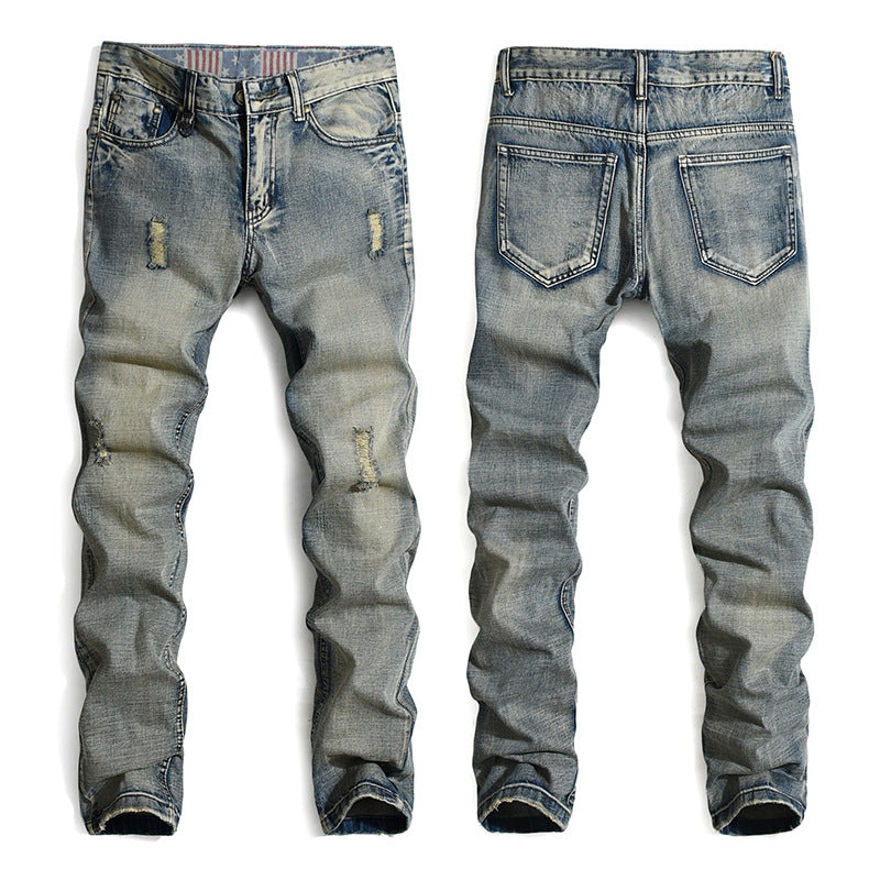 Fashion Ripped Cool Jeans Men