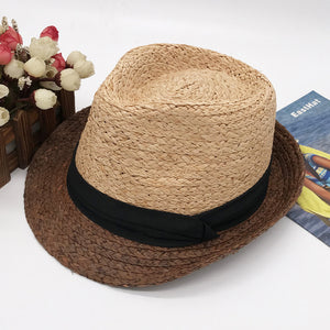 Korean Version Raffia Top Hat Beach Sunshade Sunscreen